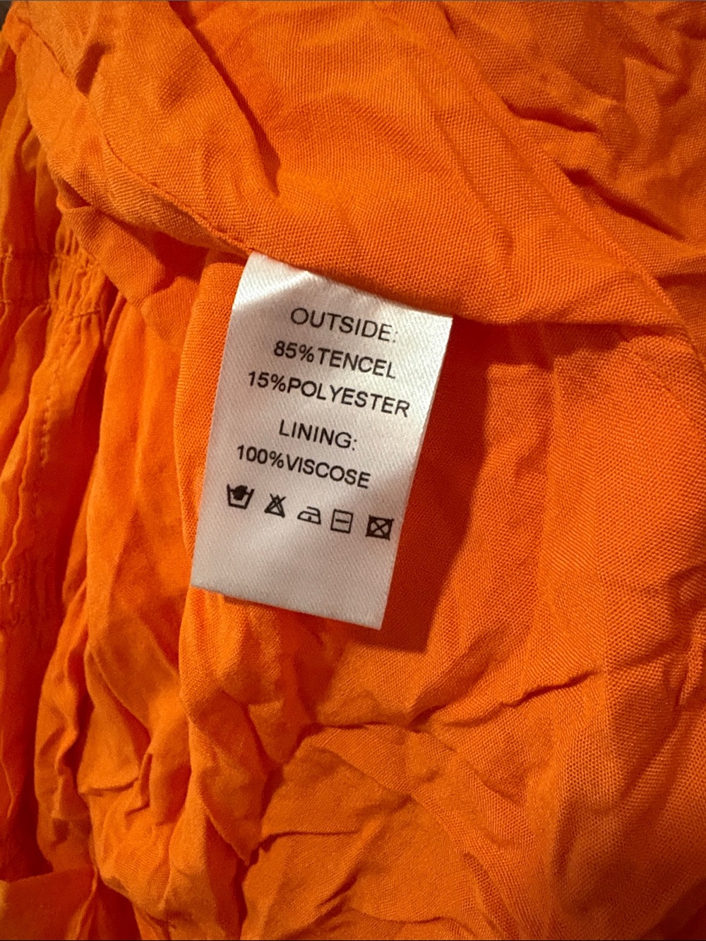 Hanifa Samaria Skirt in Orange SZ XS NWT - Picture 5 of 6